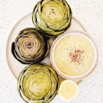 Steamed Artichokes with Za'atar Aioli