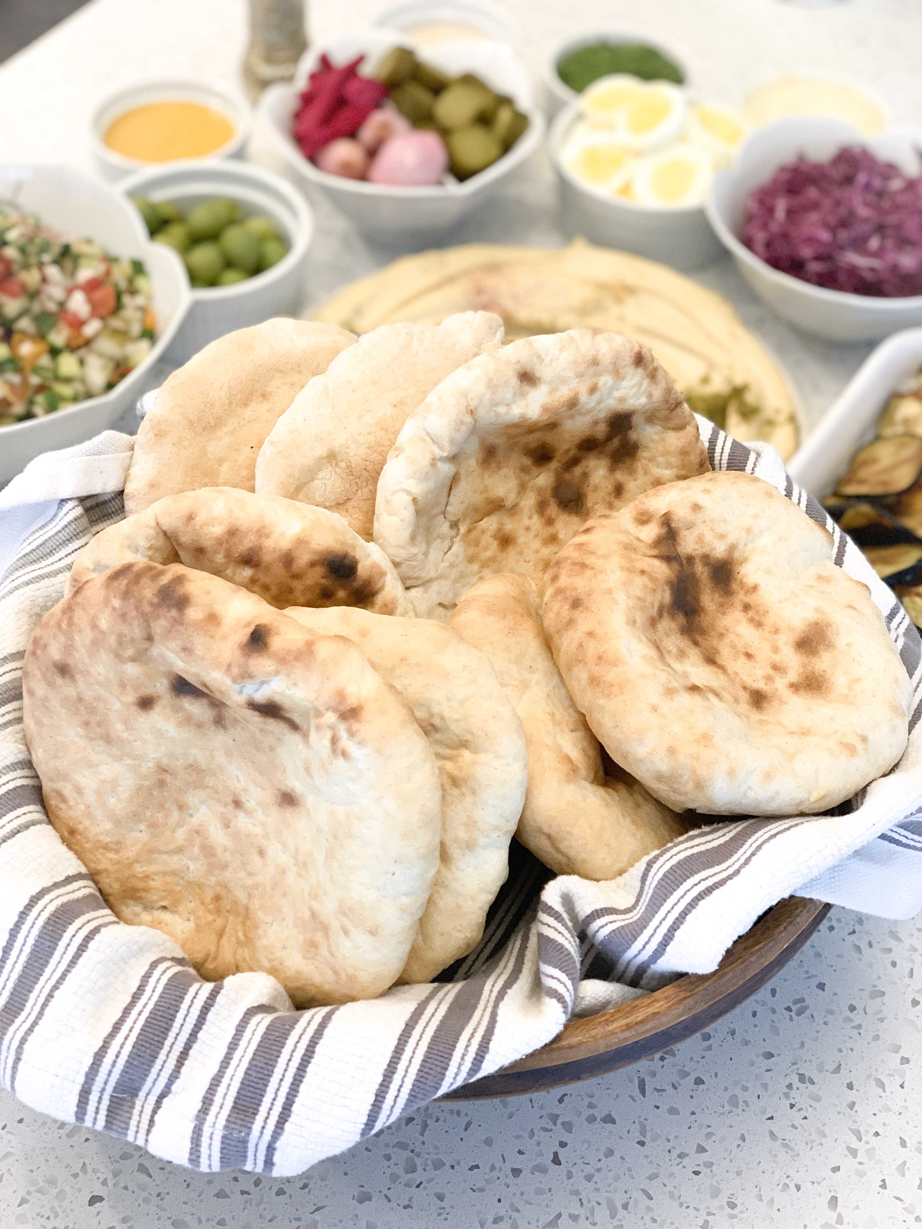Khubz Arabi (Pita Bread)