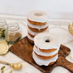 Baked Greek Yogurt Doughnuts with Cardamom and Vanilla
