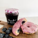 Baked Blueberry Greek Yogurt Doughnuts