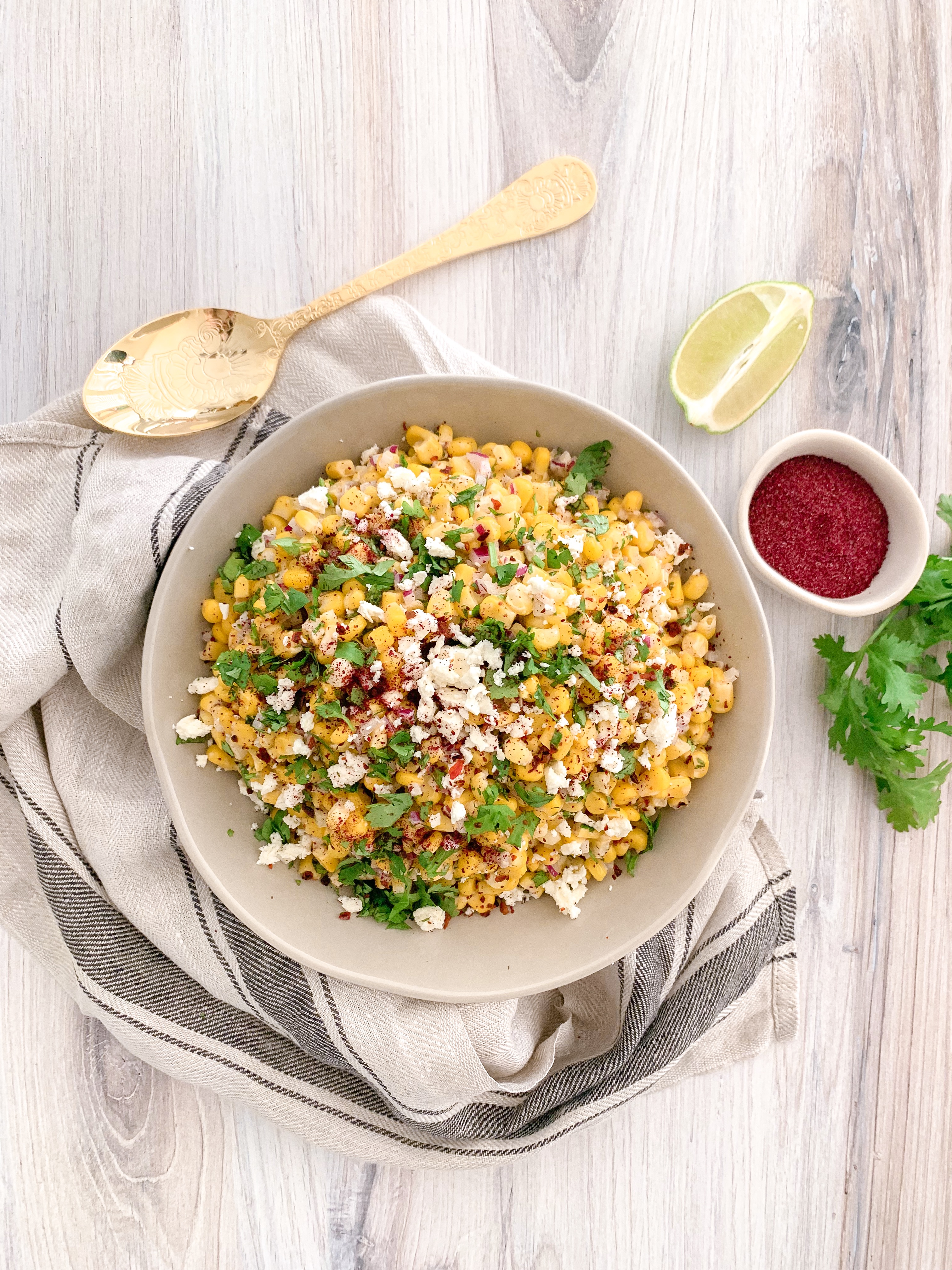 Mediterranean Elote Salad