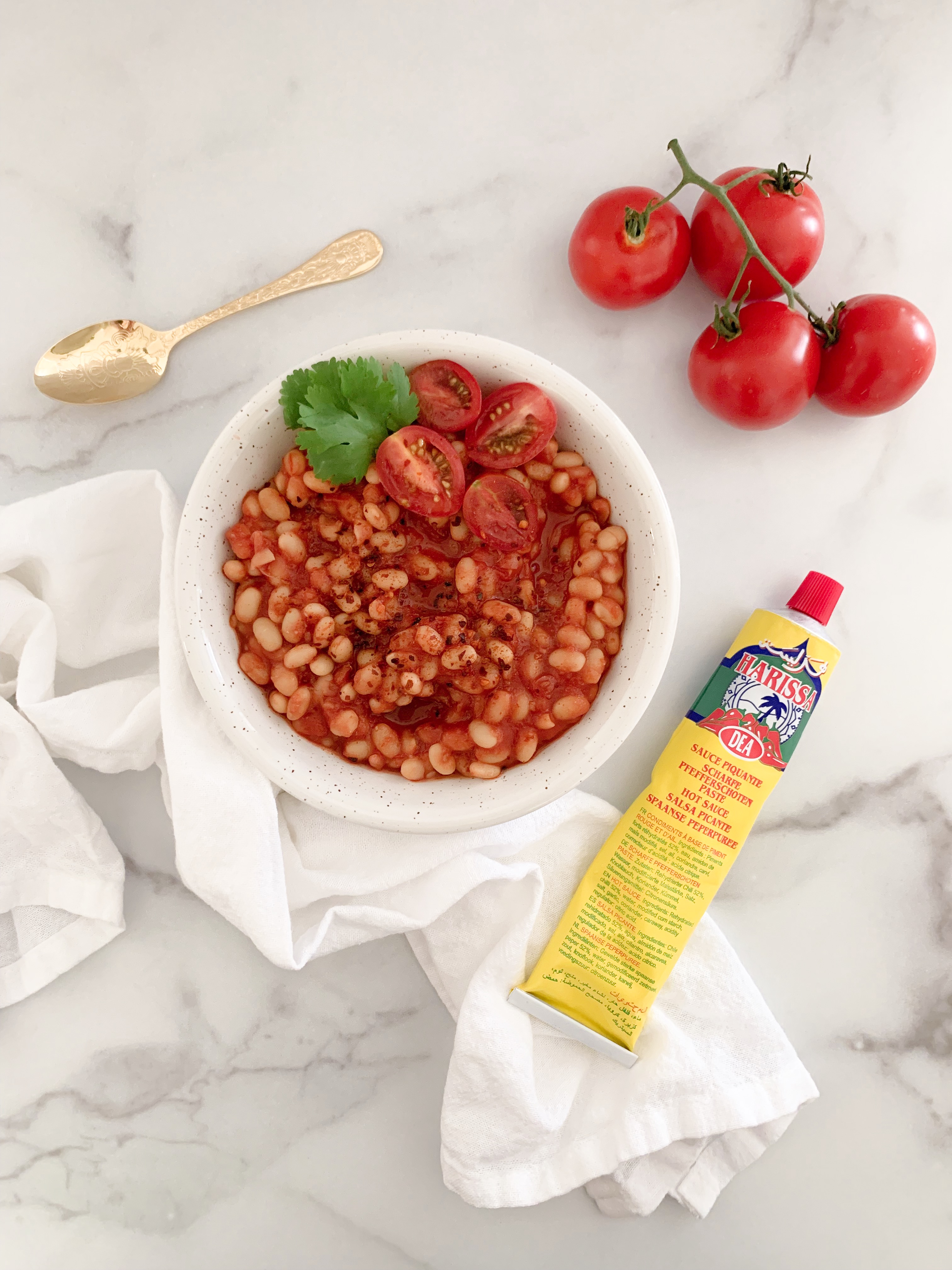 Harissa Baked Beans