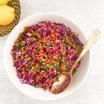 Malfouf Salad - Lebanese Red Cabbage Salad