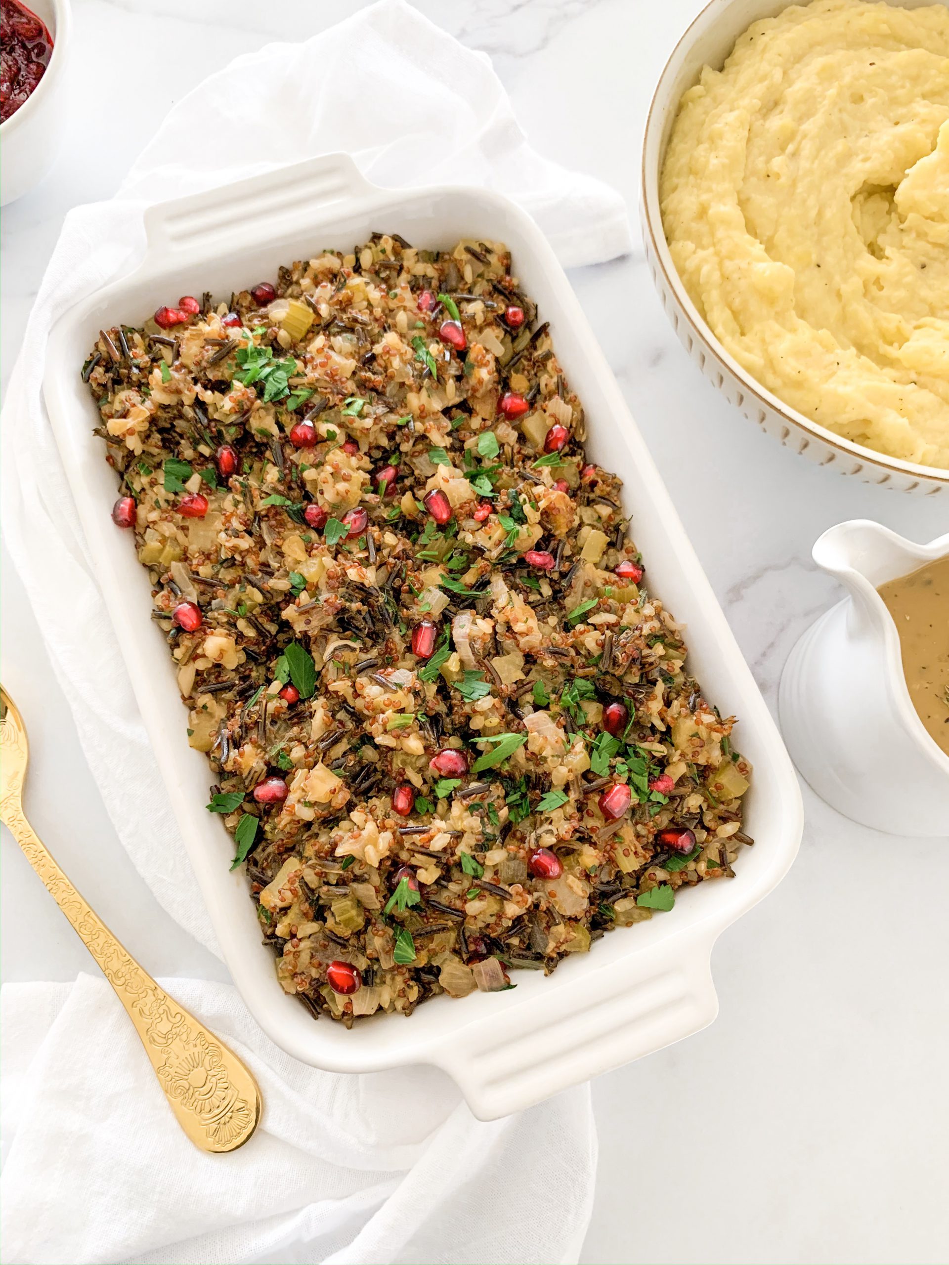 Jeweled Wild Rice and Quinoa Stuffing