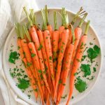 Glazed Carrots with Coriander and Honey